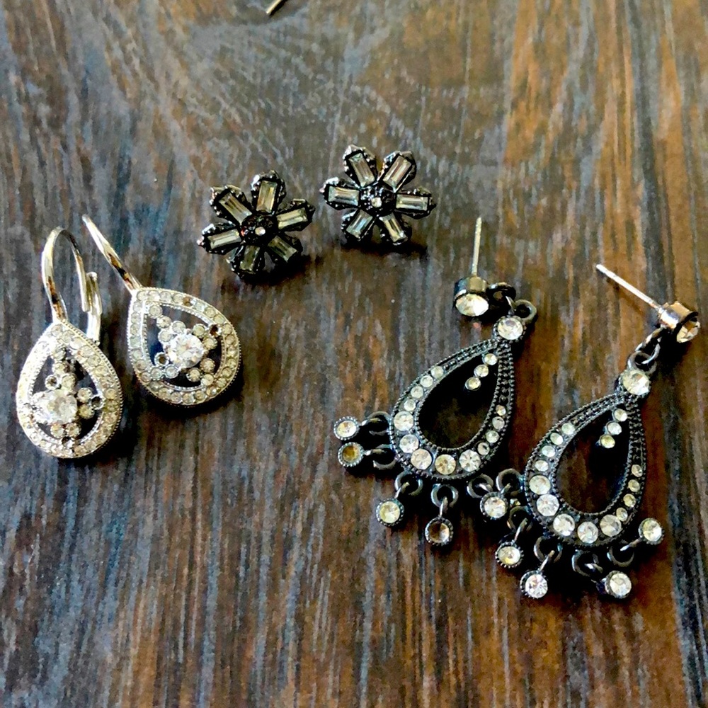 Assorted Crystal Earrings - image 1